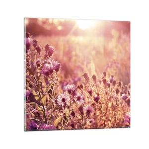 Tablou pe sticlă - Înainte ca vara să plece - 30x30 cm