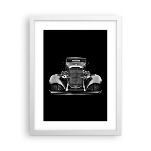 Poster în ramă albă - Un adevărat gentleman - 30x40 cm