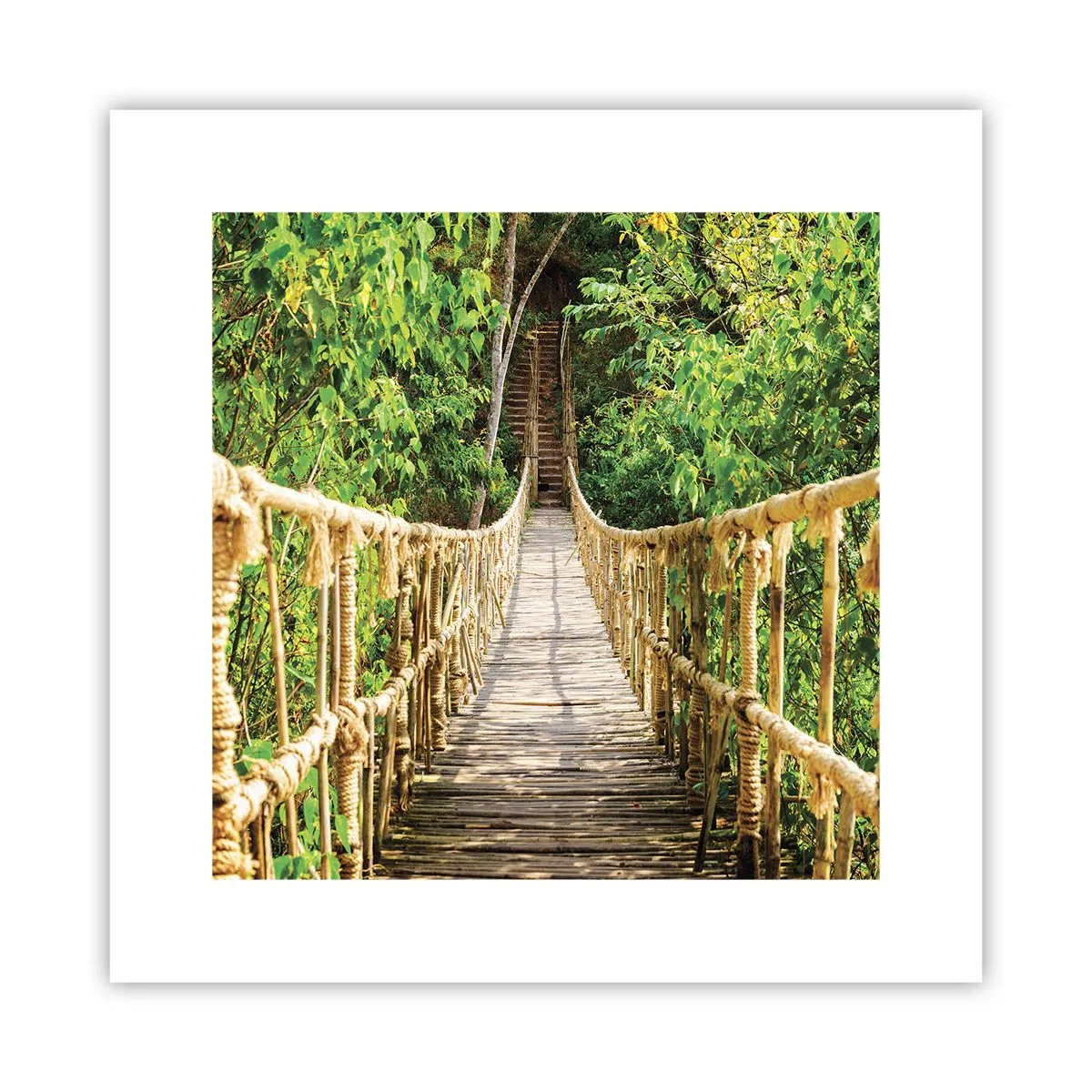 Poster - Suspendat în verde - 30x30 cm