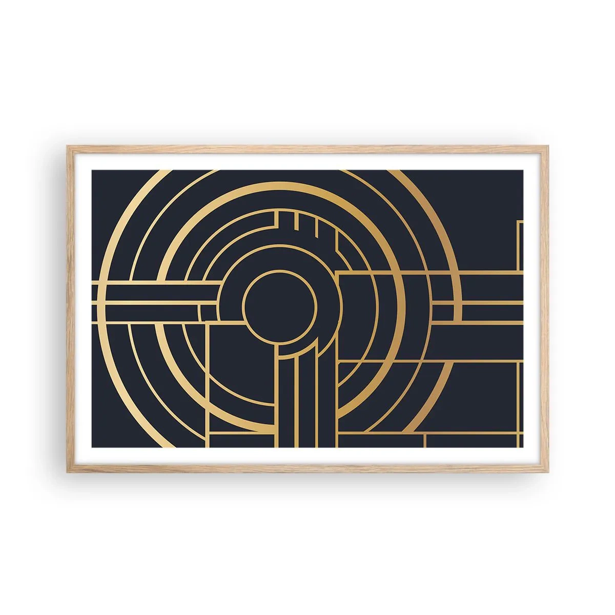 Poster în ramă de stejar deschis - Întoarcerea lucrurilor - 91x61 cm