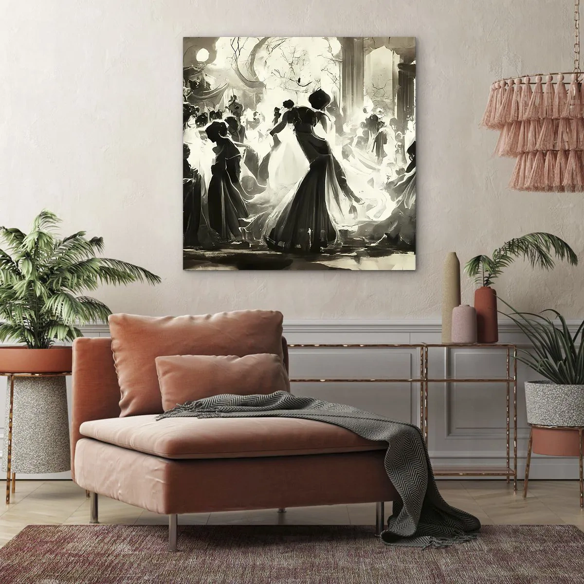 Tablou pe pânză - Marea mascaradă - 50x50 cm