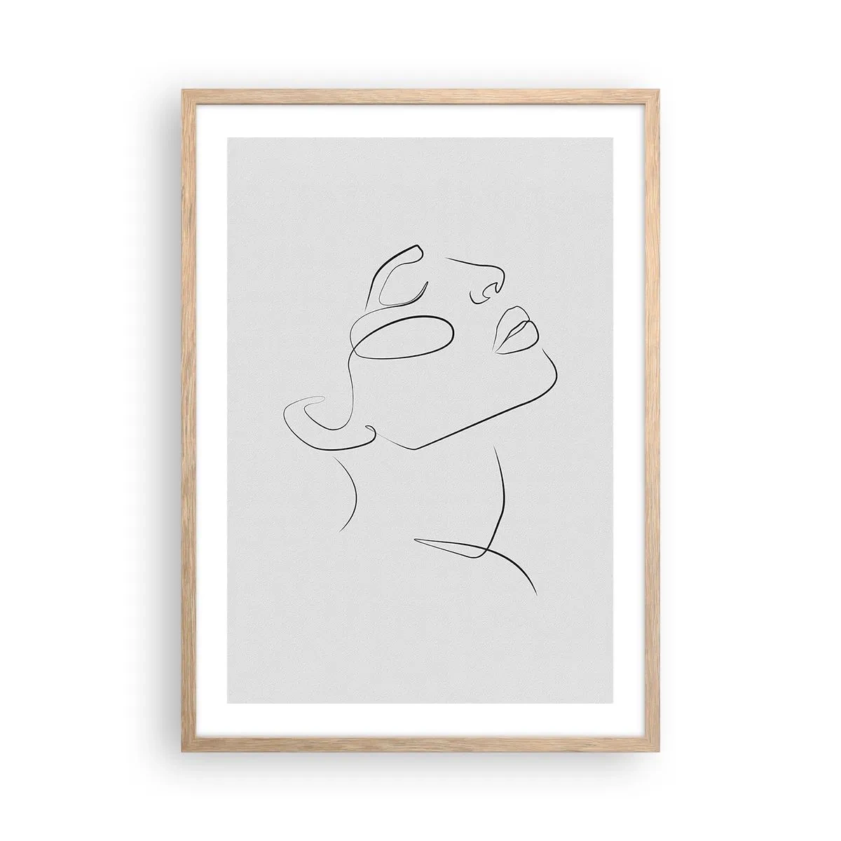 Poster în ramă de stejar deschis - Meandrele unui vis - 50x70 cm