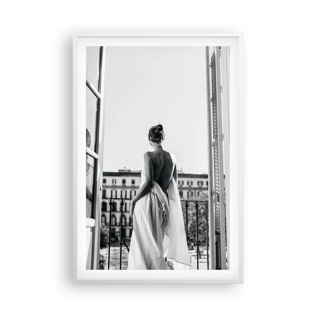 Poster în ramă albă - Trezirea simțurilor - 61x91 cm