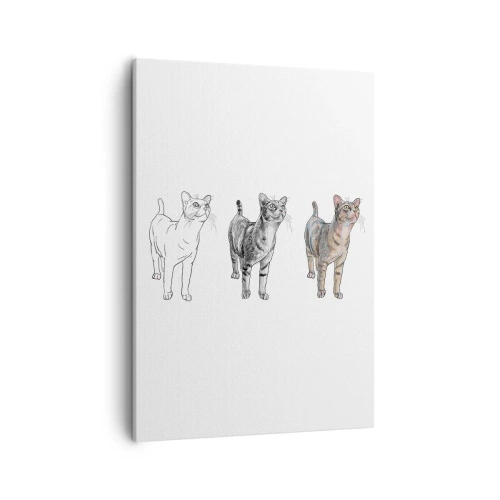 Tablou pe pânză - Lecție de desen - 50x70 cm