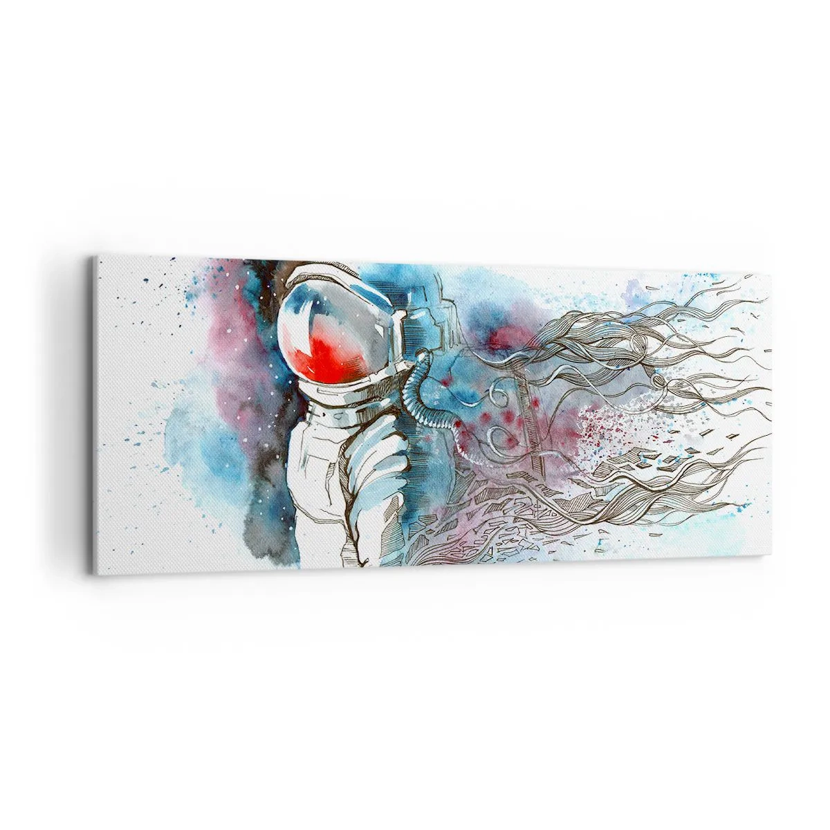Tablou pe pânză - Singur cu cosmosul - 120x50 cm