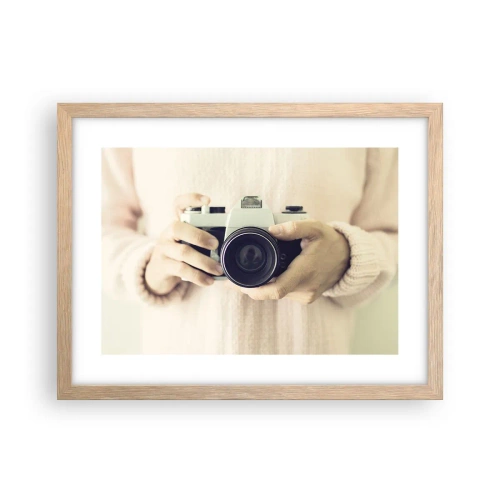 Poster în ramă de stejar deschis - Pentru a vedea mai multe... - 40x30 cm