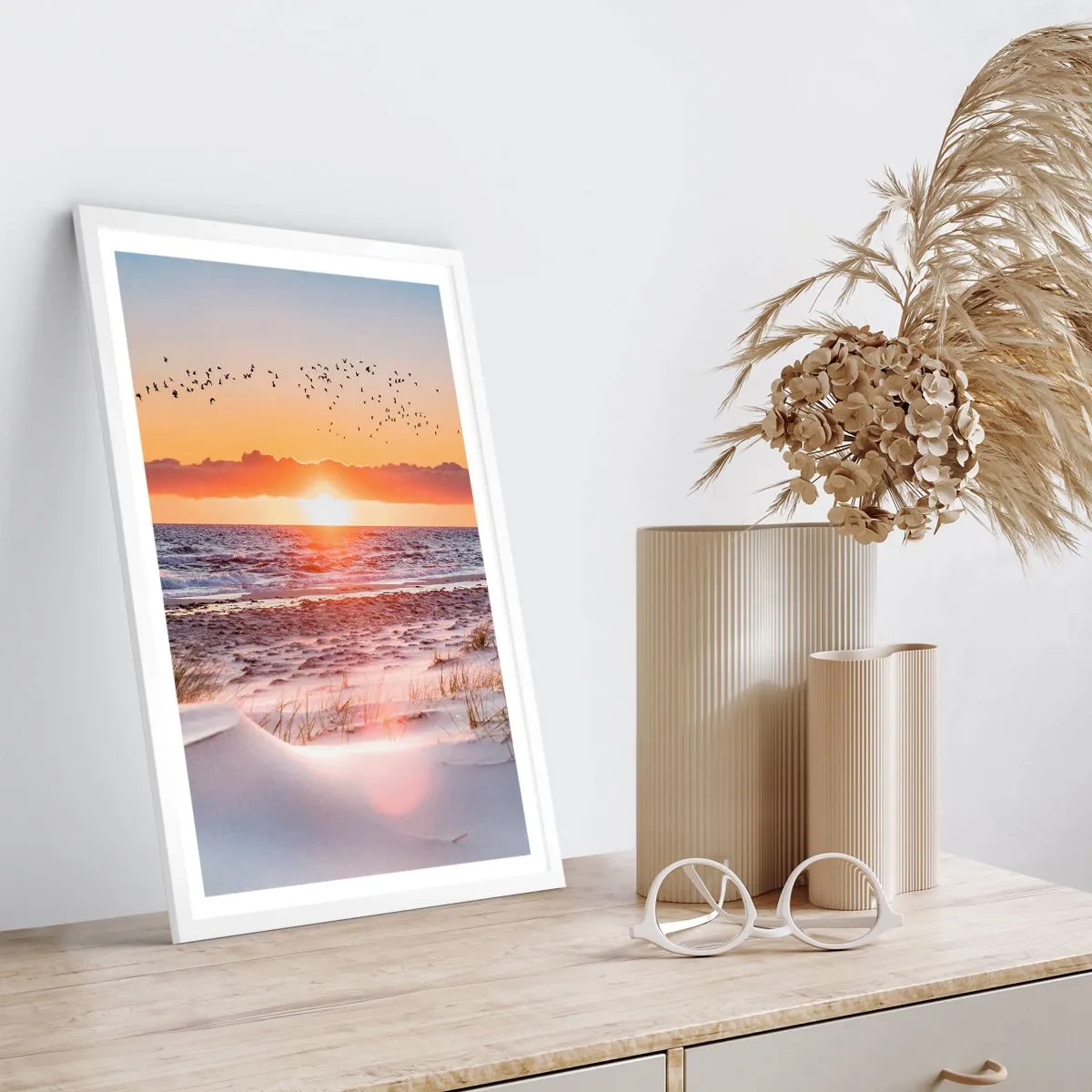 Poster în ramă albă - Peisaj orizontal - 61x91 cm