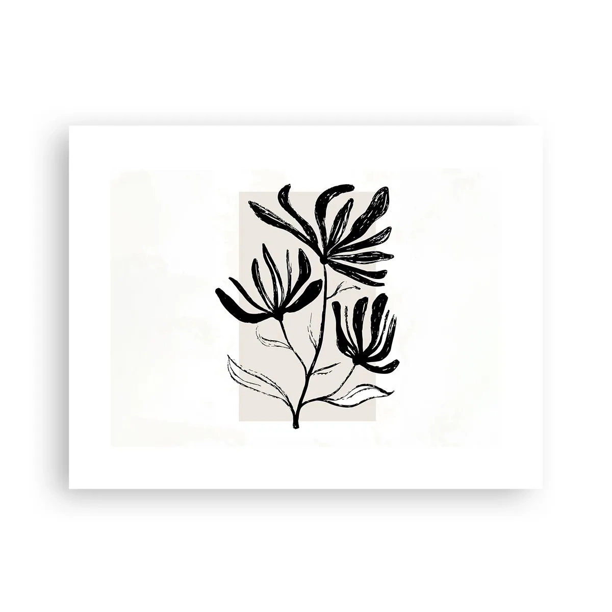 Poster - Schiță pentru ierbar - 40x30 cm