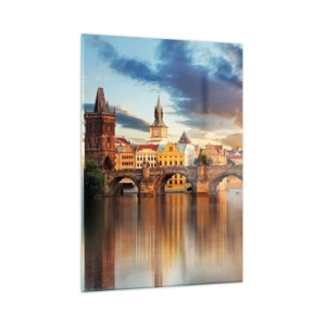 Tablou pe sticlă - Frumoasă pentru veacuri - 50x70 cm