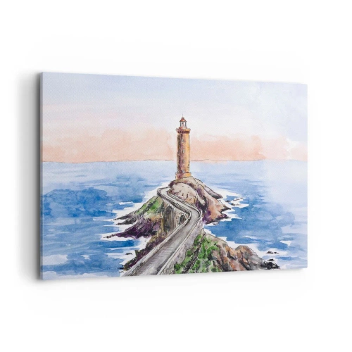 Tablou pe pânză - Cu fața la mare - 100x70 cm