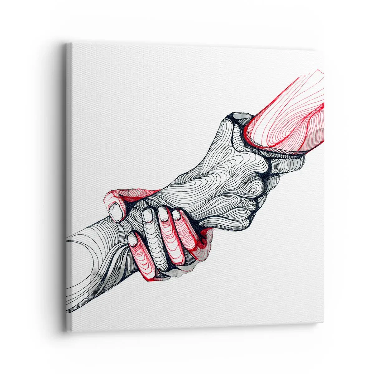 Tablou pe pânză - Ești pe mâini bune - 30x30 cm