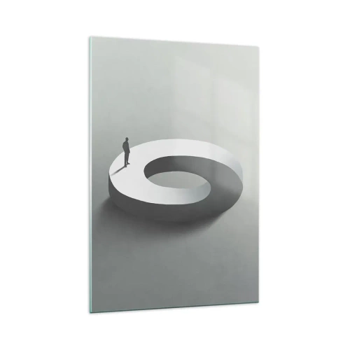 Tablou pe sticlă - Înțelegi ceva? - 70x100 cm