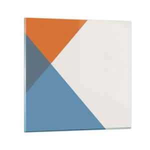 Tablou pe sticlă - La un unghi drept - 50x50 cm