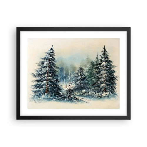 Poster în ramă neagră - Gata pentru Crăciun - 50x40 cm