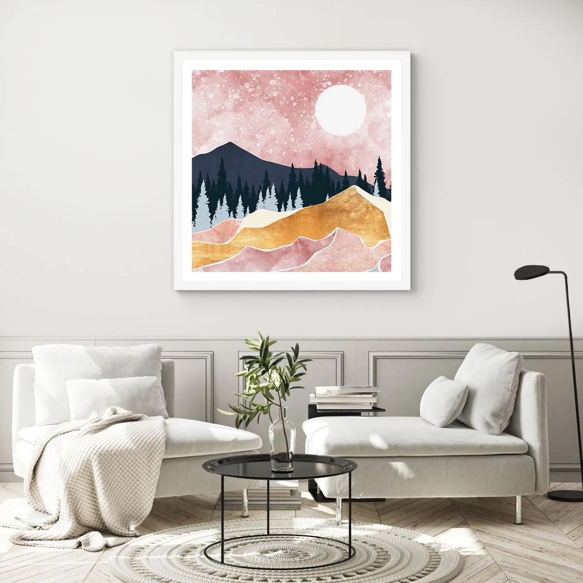 Poster în ramă albă - Garda de noapte - 40x40 cm