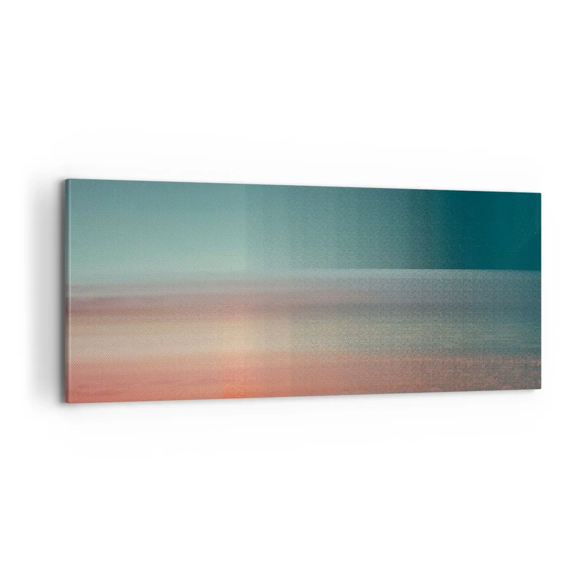 Tablou pe pânză - Abstracție: unde de lumină - 100x40 cm