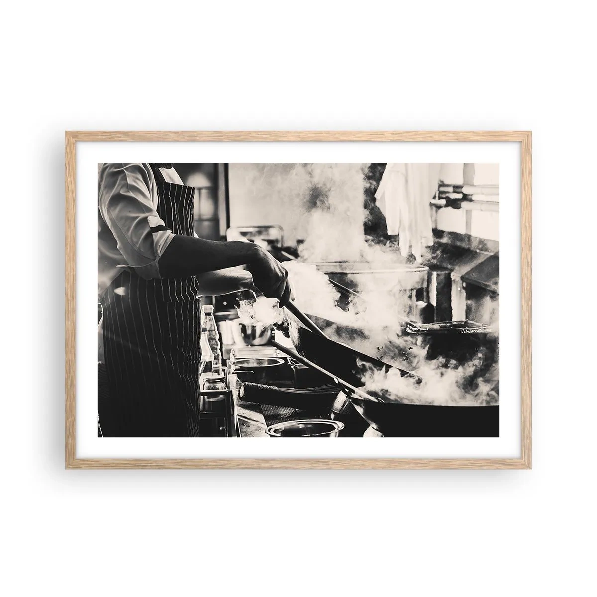 Poster în ramă de stejar deschis - Alchimia aromelor - 70x50 cm