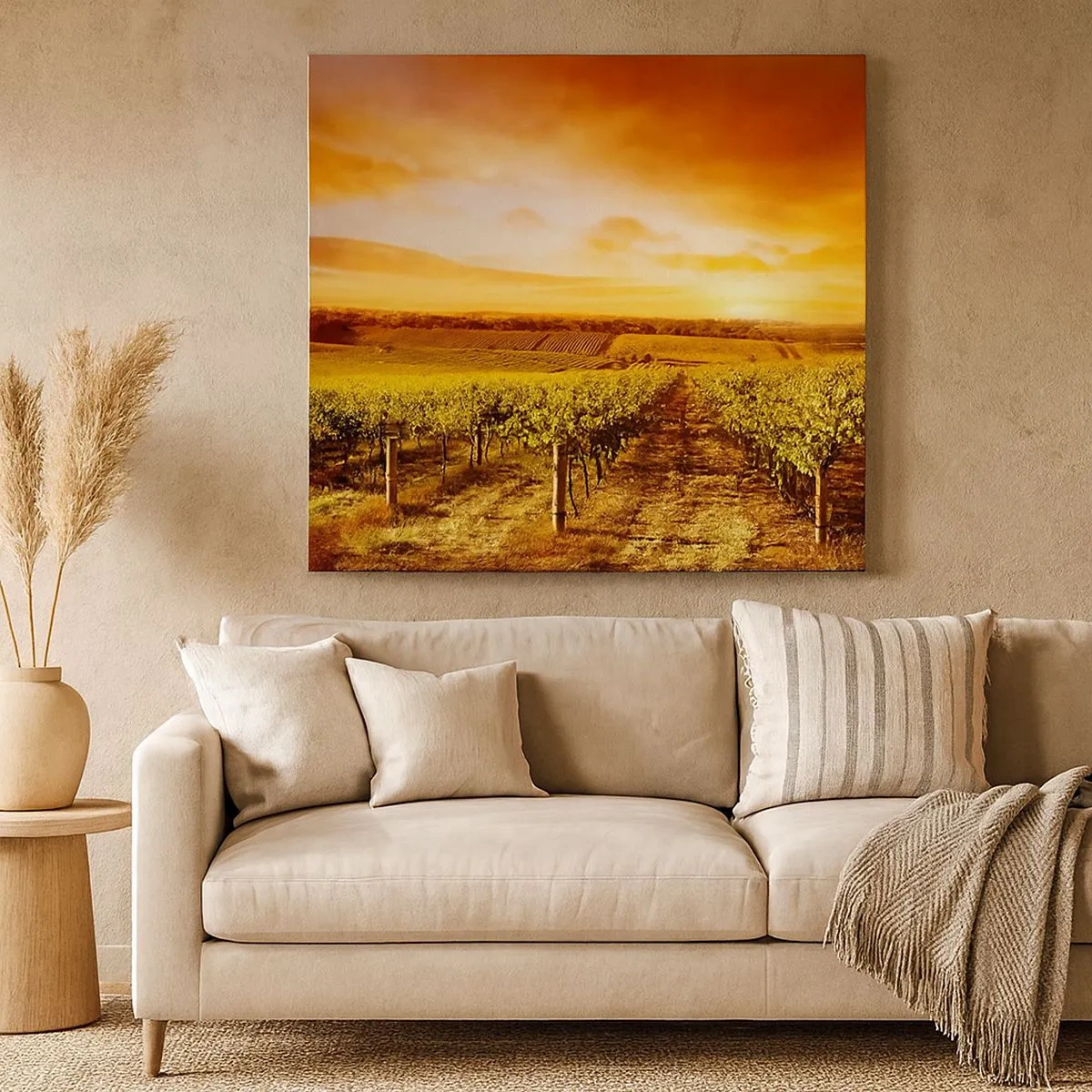 Tablou pe pânză - Cu un iz de fructe, cu o notă de soare - 30x30 cm