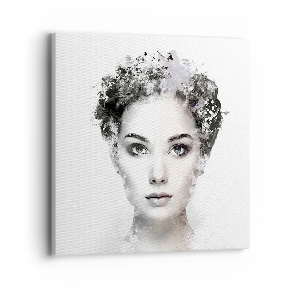 Tablou pe pânză - Un portret extrem de elegant - 40x40 cm