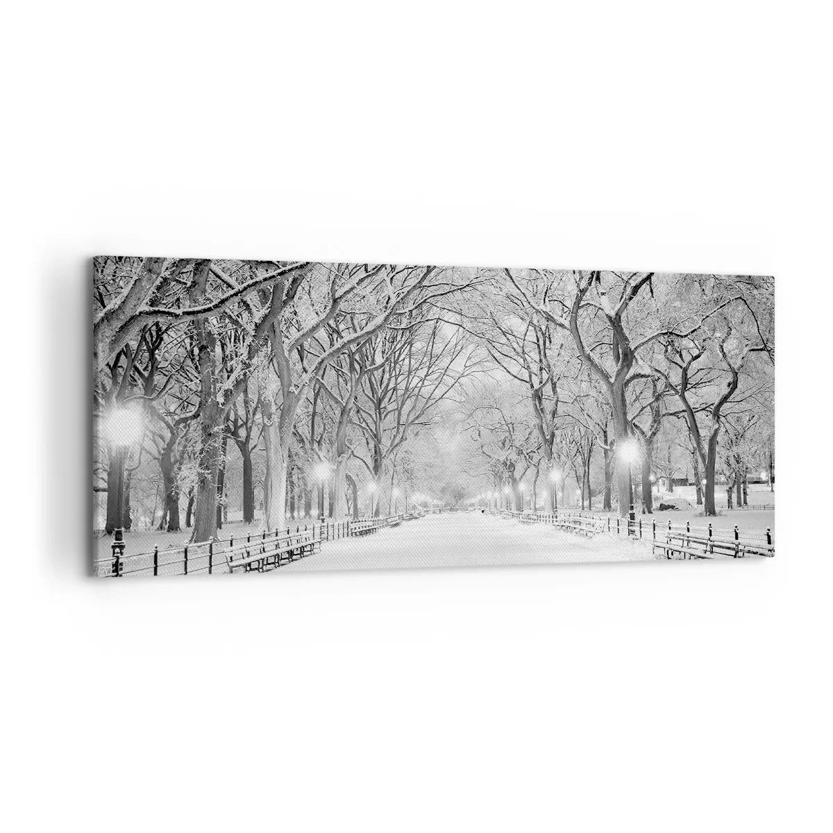 Tablou pe pânză - Cele patru anotimpuri – iarna - 120x50 cm