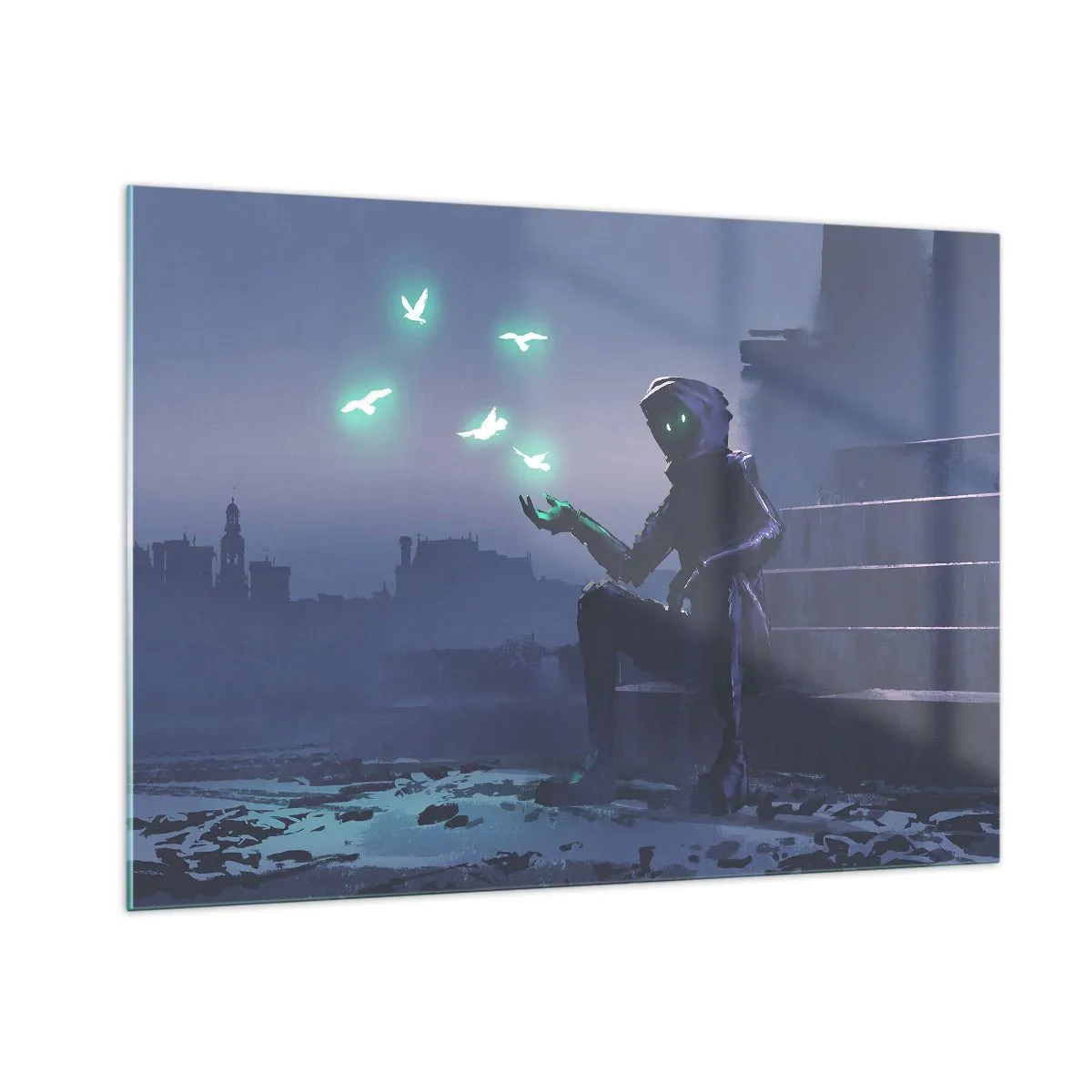 Tablou pe sticlă - Viața se va întoarce - 100x70 cm