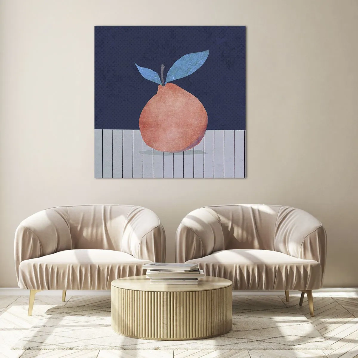 Tablou pe sticlă - Convexitate și plan - 50x50 cm