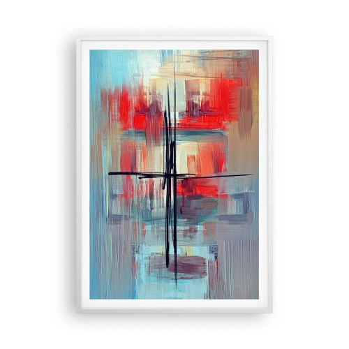 Poster în ramă albă - Peisaj dintr-o dimensiune necunoscută - 70x100 cm