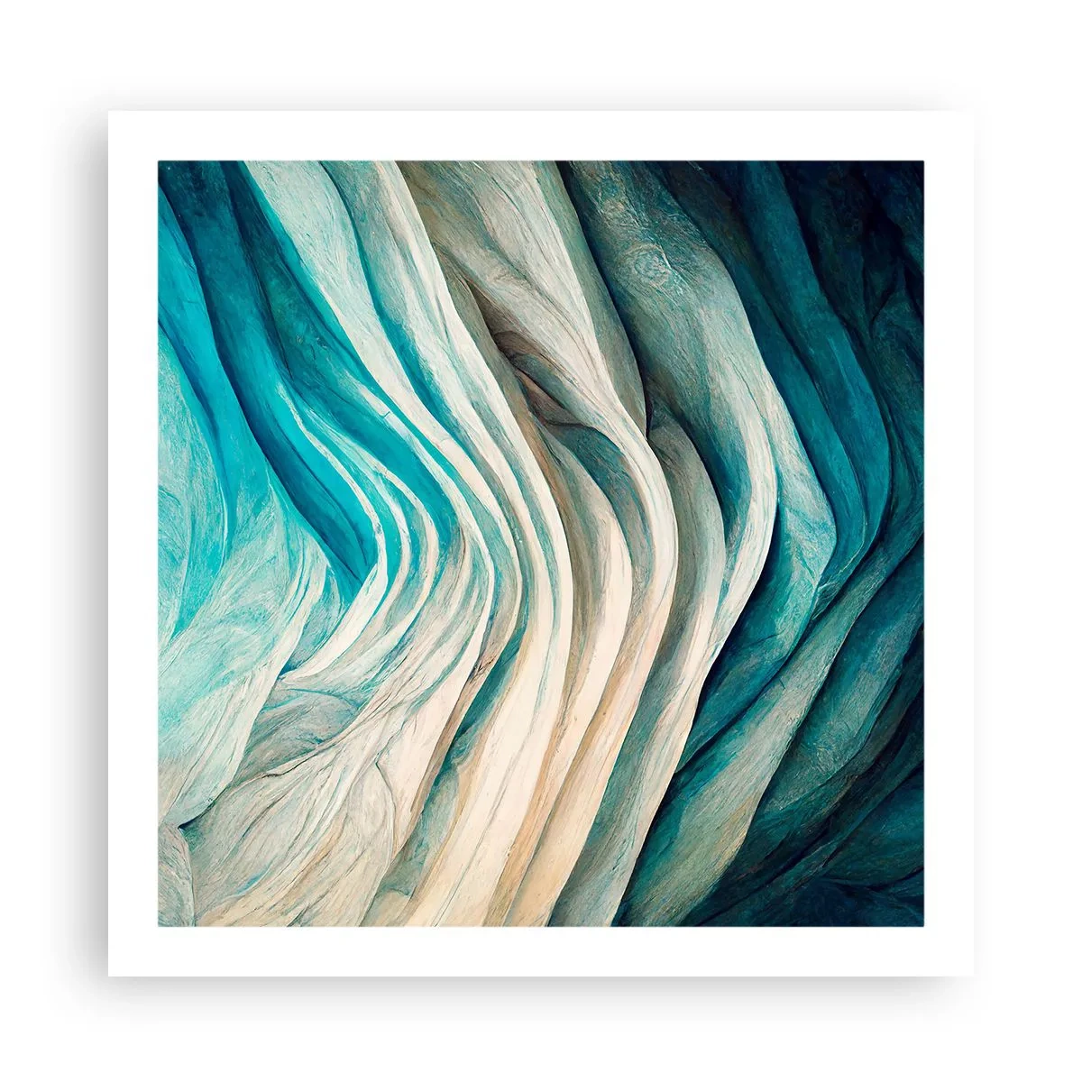 Poster - Insațiabilitate albastră - 60x60 cm