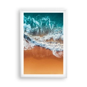 Poster în ramă albă - Întotdeauna în tandem - 61x91 cm