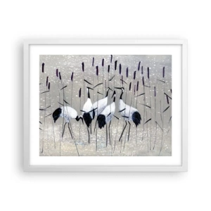 Poster în ramă albă - Printre ai tăi - 50x40 cm