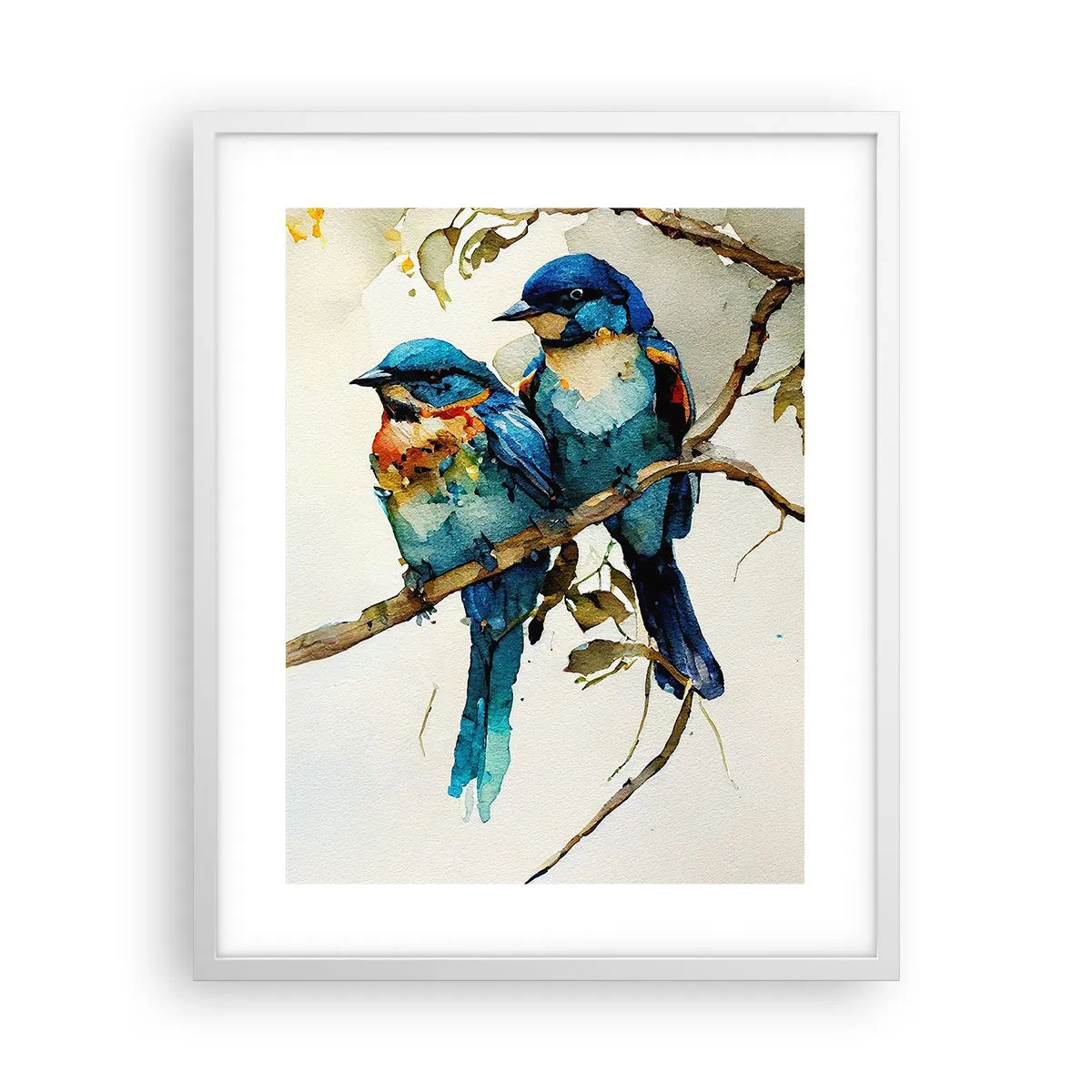 Poster în ramă albă - Se simte jignit? - 40x50 cm