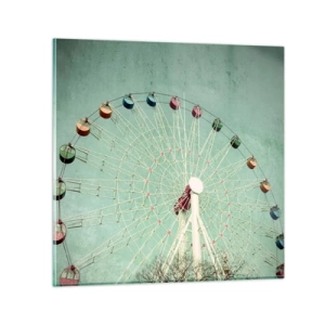 Tablou pe sticlă - Poftim la joacă - 60x60 cm