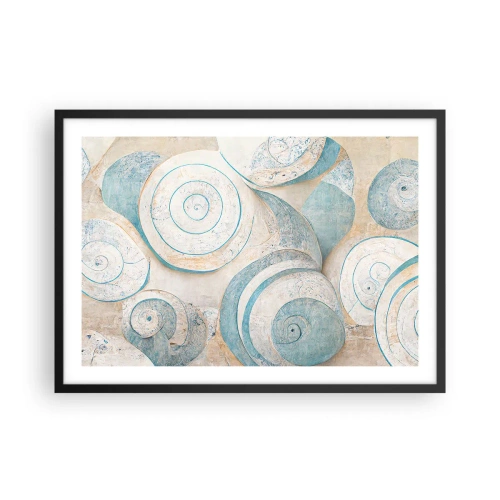 Poster în ramă neagră - Ce ascunde cochilia? - 70x50 cm