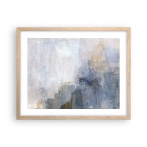 Poster în ramă de stejar deschis - Tonuri  și acorduri de culoare - 50x40 cm