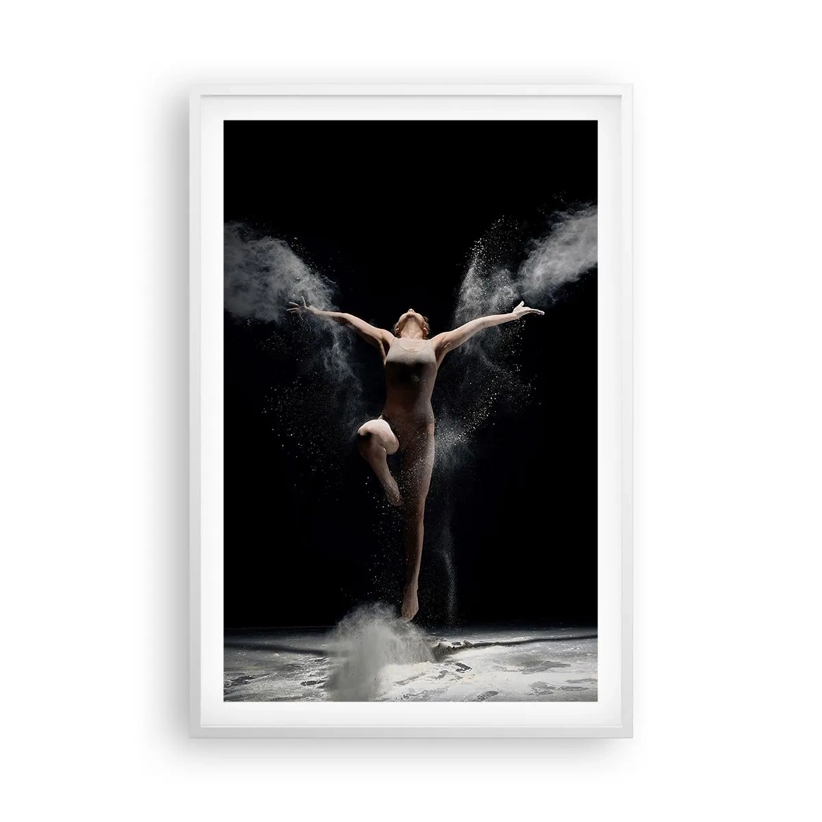 Poster în ramă albă - Elfii există - 61x91 cm