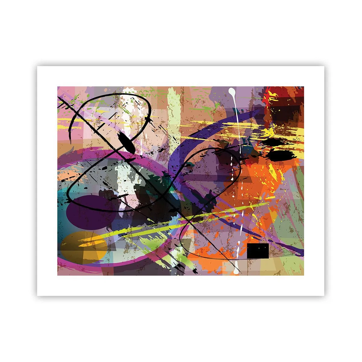 Poster - Poate fi drept sau de jur împrejur - 50x40 cm