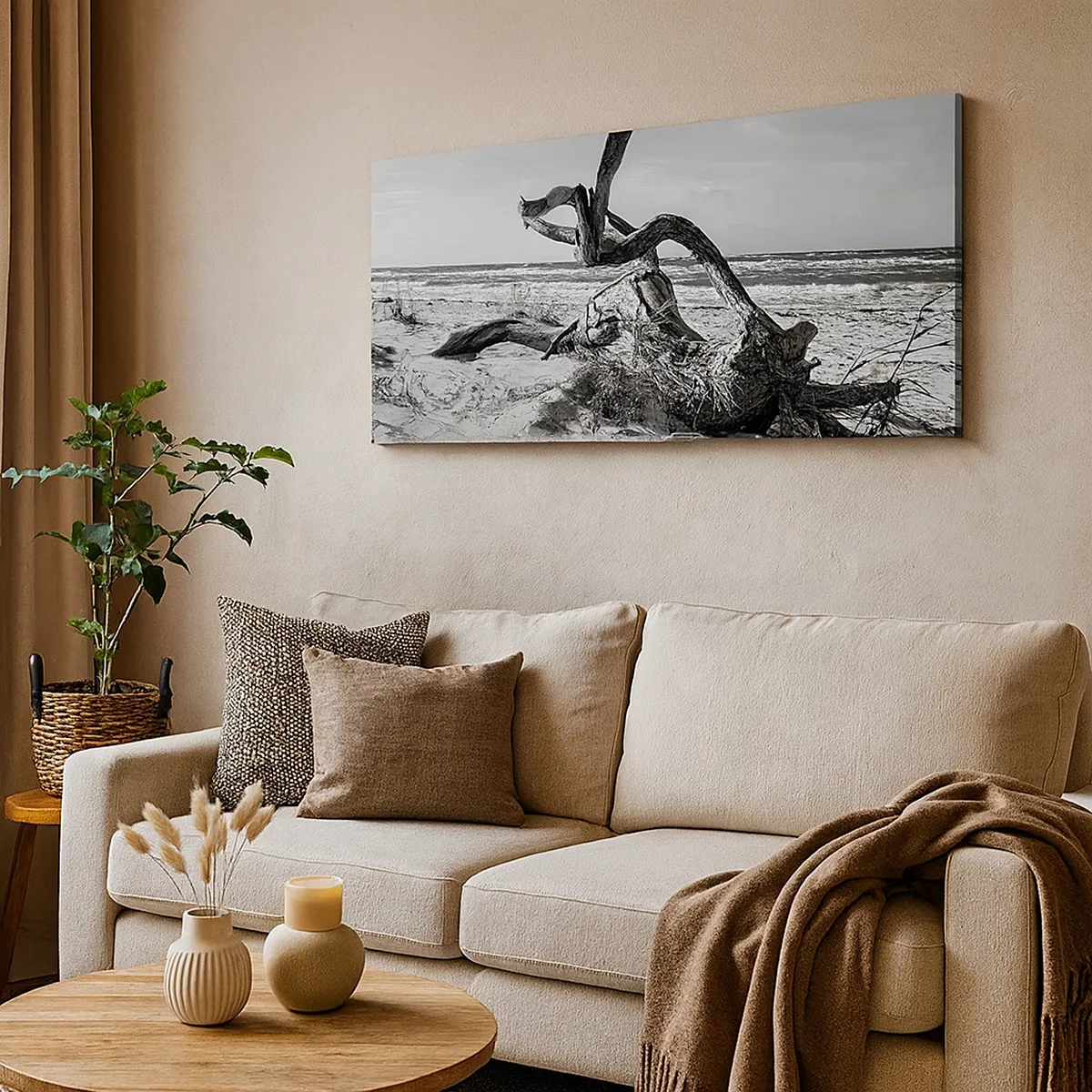 Tablou pe pânză - Sculptură marină - 30x30 cm