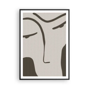 Poster în ramă neagră - Ca într-un tablou de Modigliani - 70x100 cm