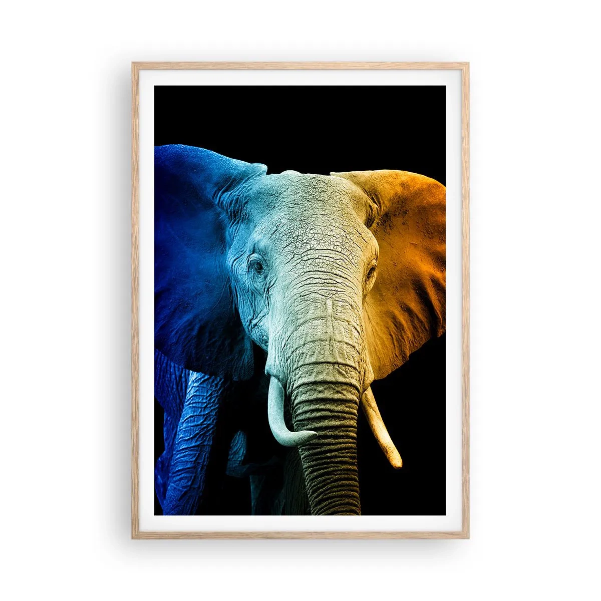 Poster în ramă de stejar deschis - Excentric, nu ciudat - 70x100 cm