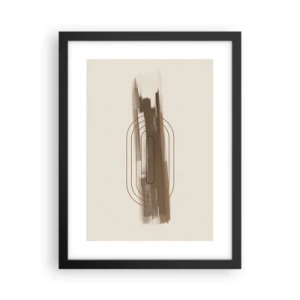 Poster în ramă neagră - O adiere de gri - 30x40 cm
