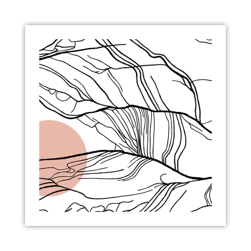 Poster - Într-o rețea de crengi - 50x50 cm