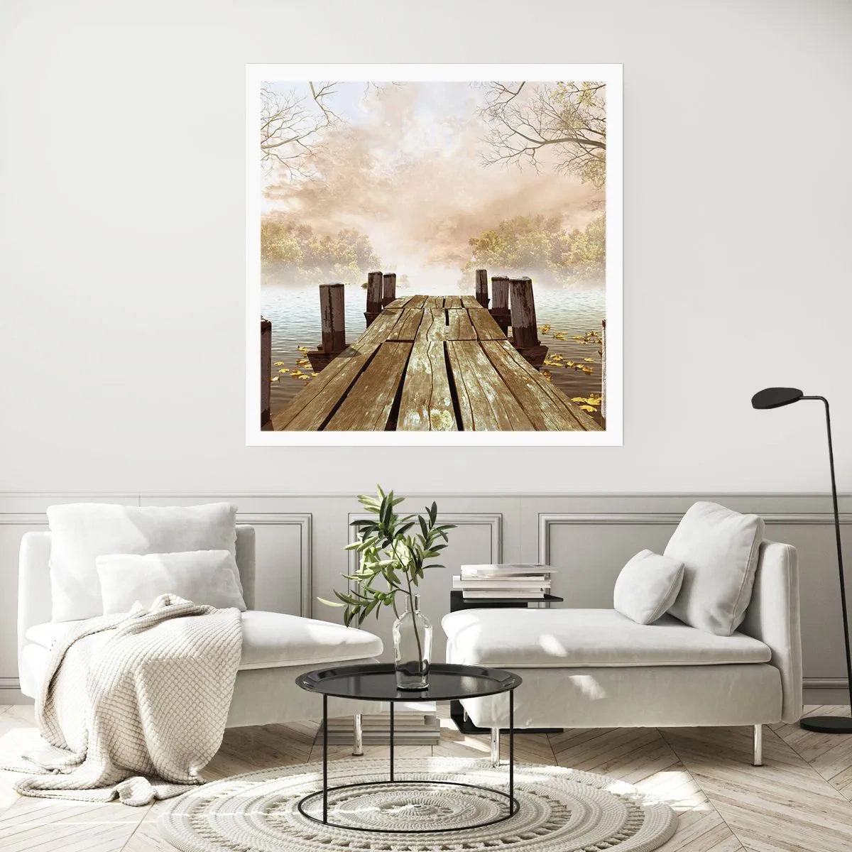 Poster - Tristețea blândă a toamnei - 50x50 cm