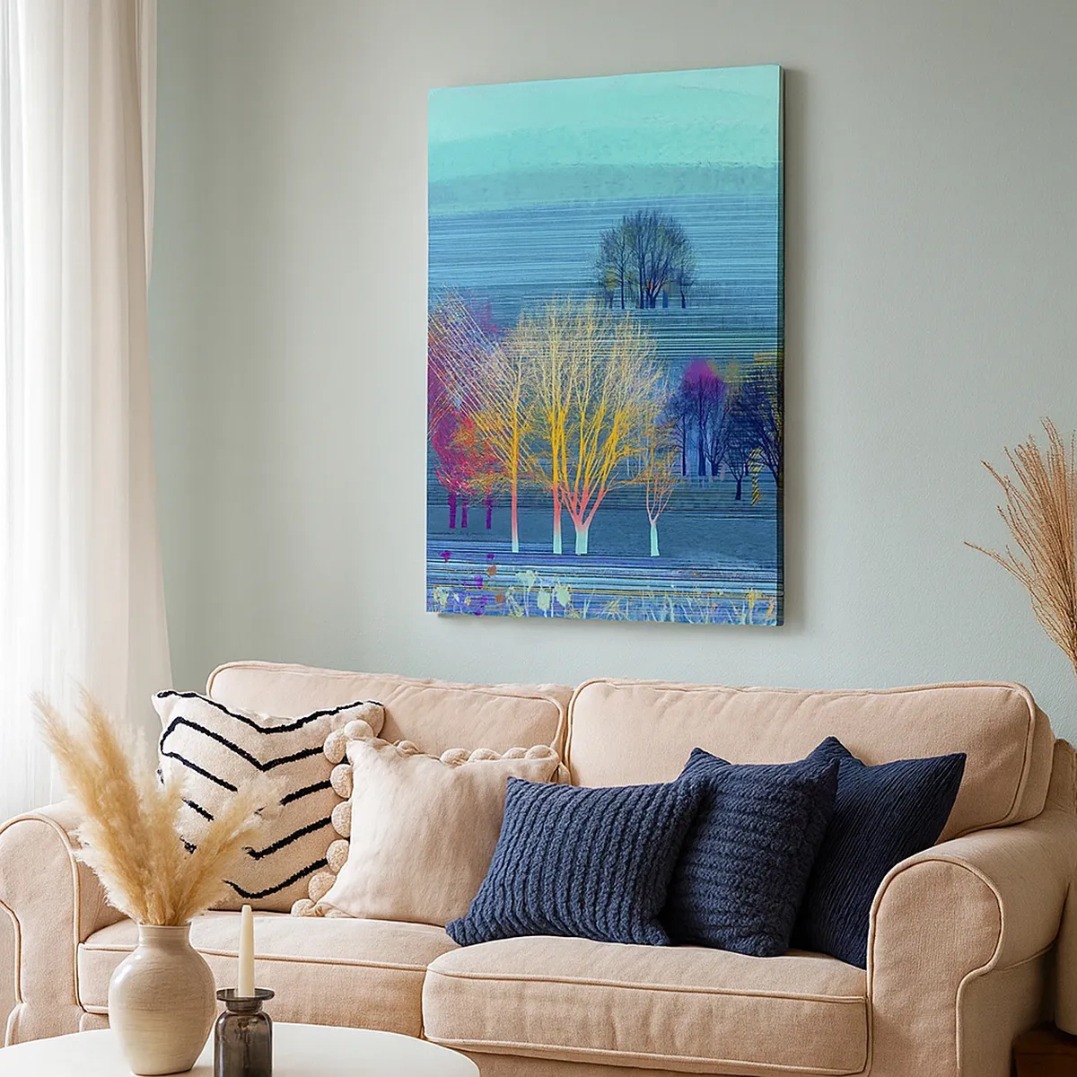 Tablou pe pânză - Un peisaj pieptănat - 50x70 cm