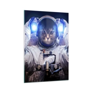 Tablou pe sticlă - Houston, aveți o problemă - 70x100 cm