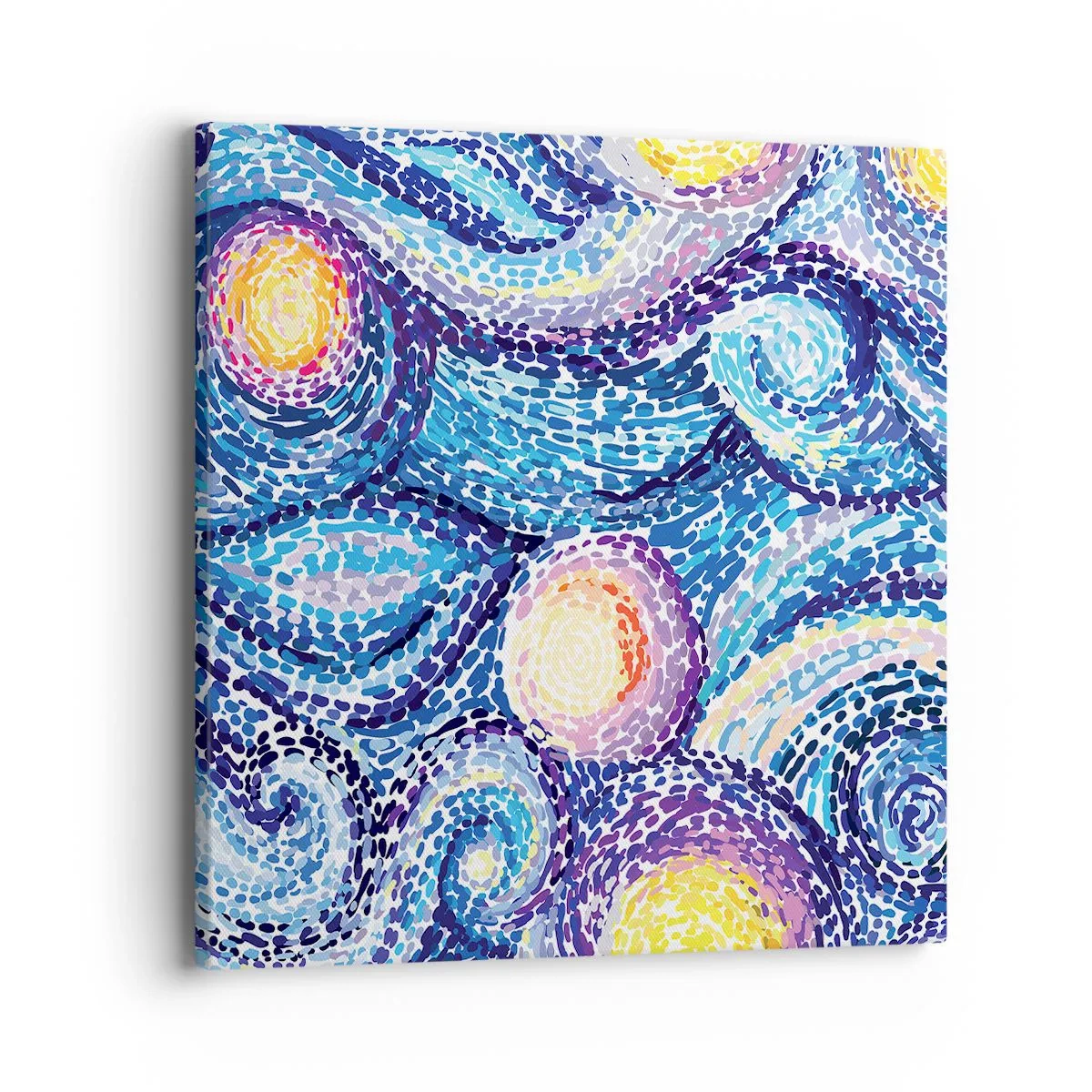 Tablou pe pânză - Dintr-un tablou de van Gogh - 40x40 cm