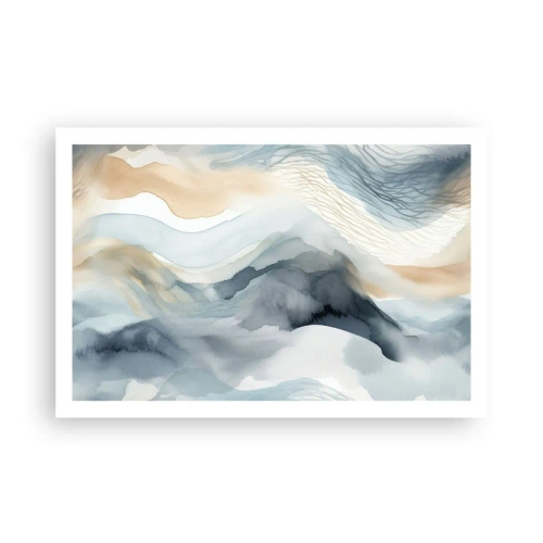 Poster - Abstracție de zăpadă și ceață - 91x61 cm