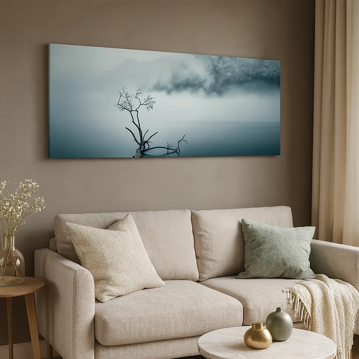 Tablou pe pânză - Din apă și ceață - 30x30 cm