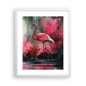 Poster în ramă albă - O lecție de farmec natural - 40x50 cm