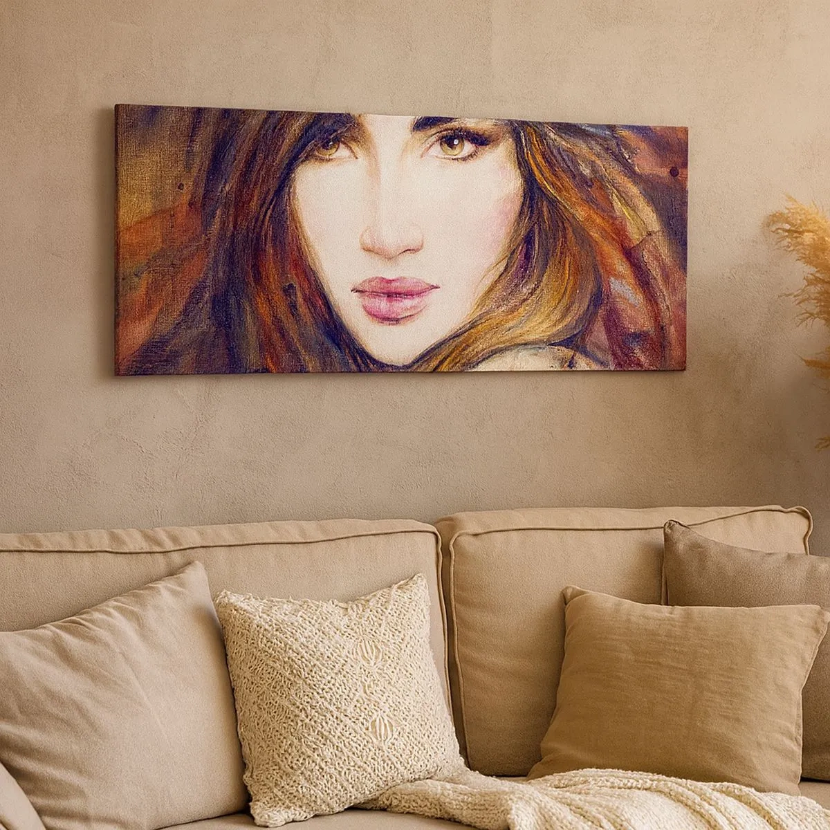 Tablou pe pânză - Un bănuț pentru gândurile tale - 100x40 cm