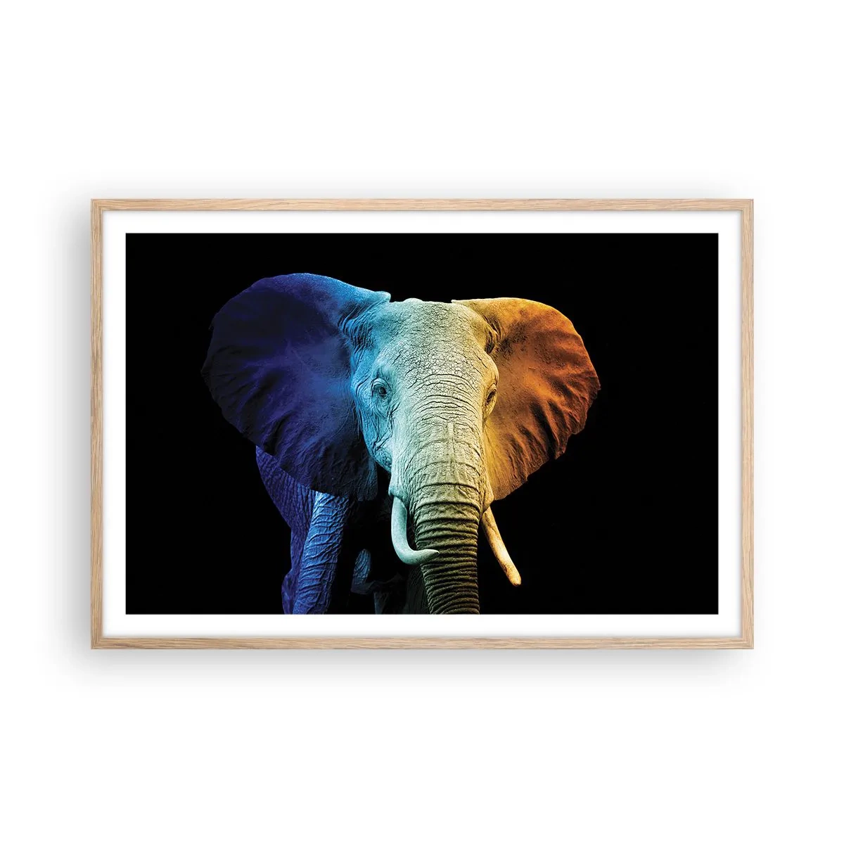 Poster în ramă de stejar deschis - Excentric, nu ciudat - 91x61 cm